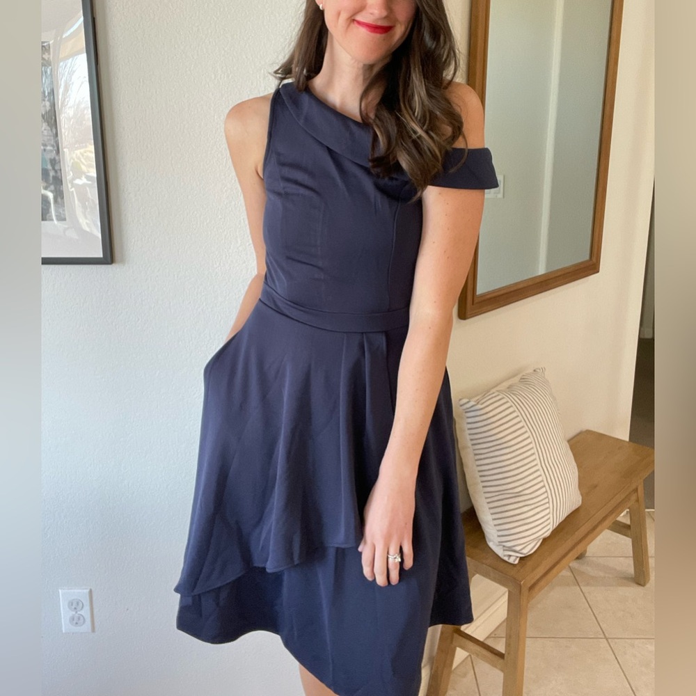 Off Shoulder Cocktail Dress, M